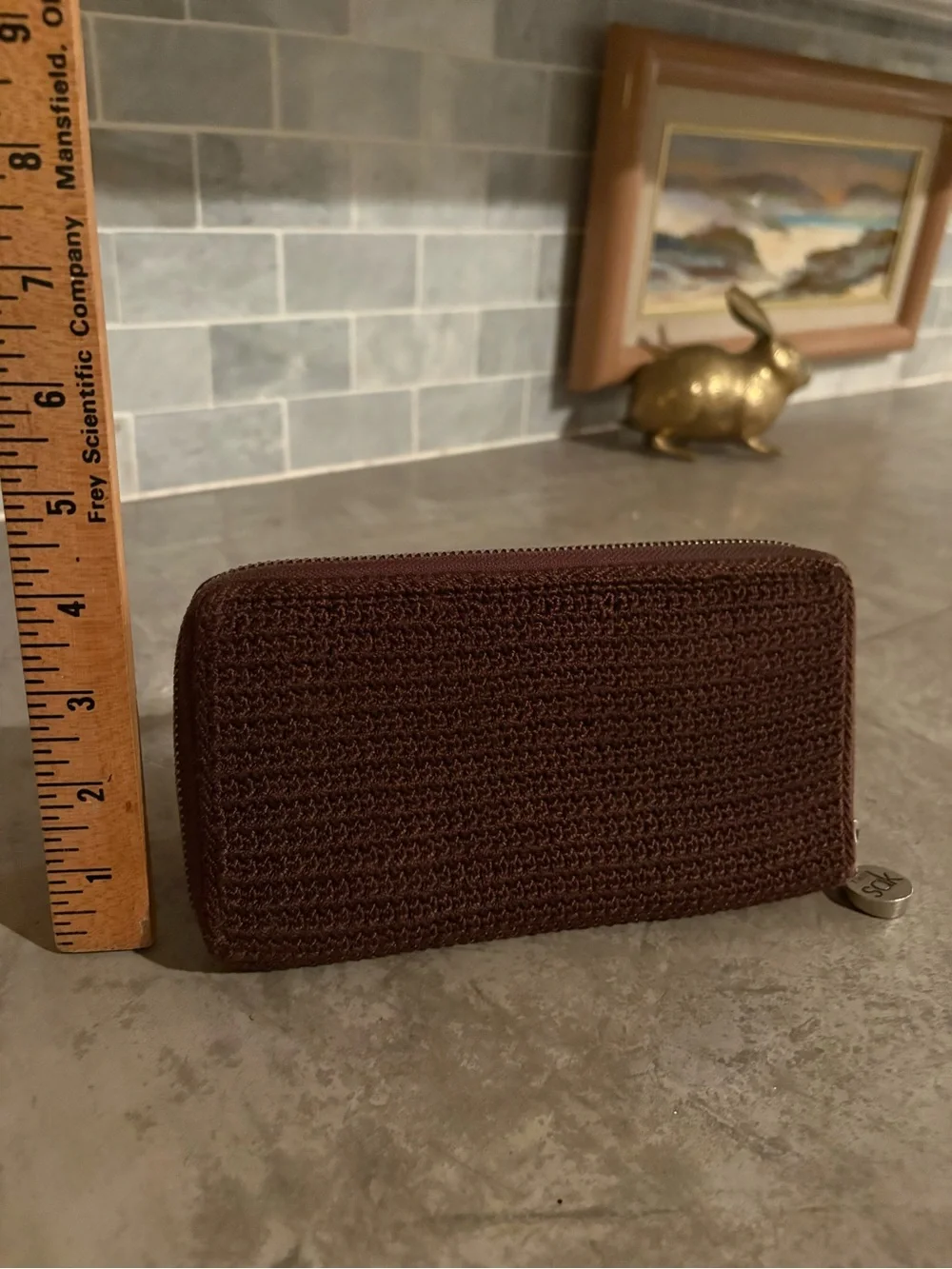The Sak Crochet zippered wallet